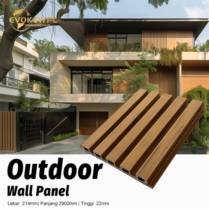 ASA WPC Wall Panel 214*22 For Exterior factory